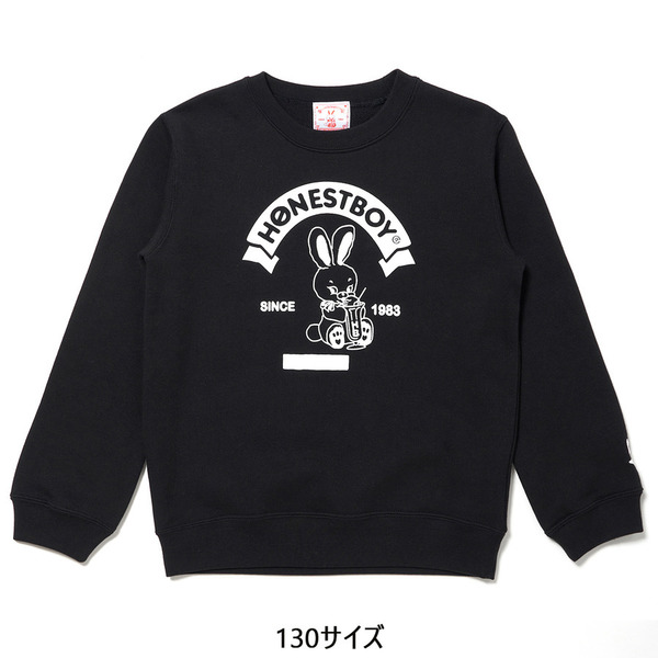HB College Style Roger Crew Sweat for Kids 詳細画像 White 4