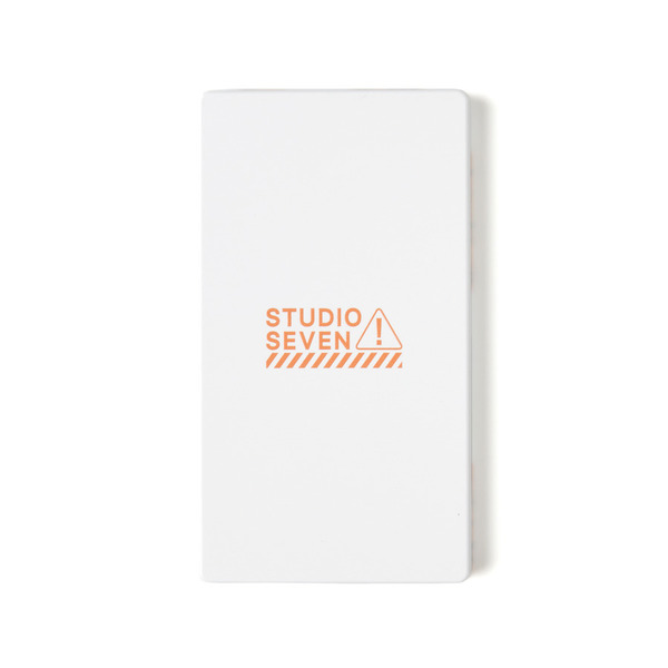 Caution Logo Portable Battery Charger 詳細画像 White 1