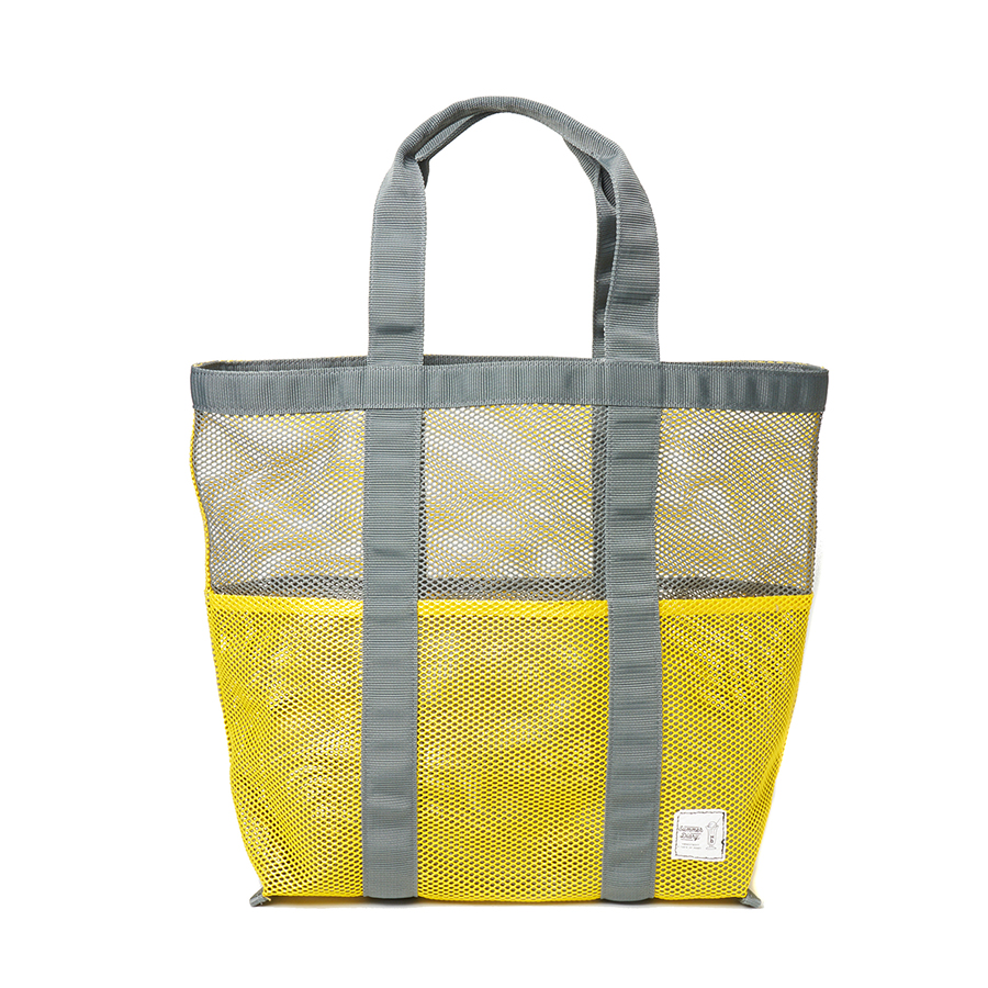 SUMMER DIARY Reversible Mesh Tote Bag 詳細画像 Yellow 1