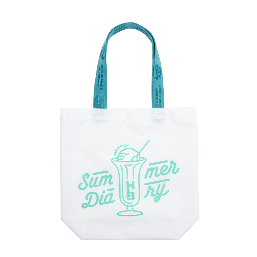 SUMMER DIARY Small Tote Bag 詳細画像 White 1