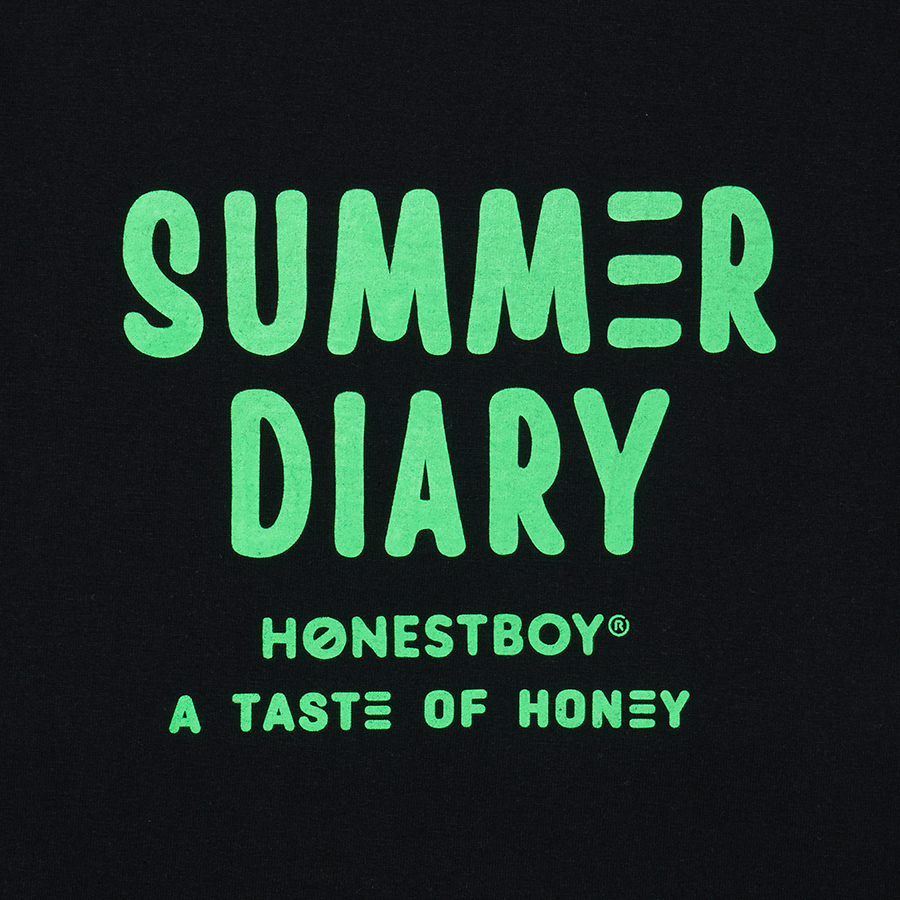 SUMMER DIARY Rabbit SS Tee_1 詳細画像 Black 1