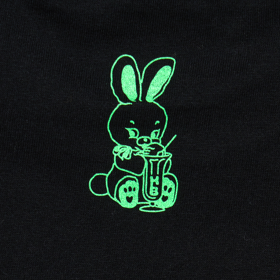 SUMMER DIARY Rabbit SS Tee_1 詳細画像 Black 2