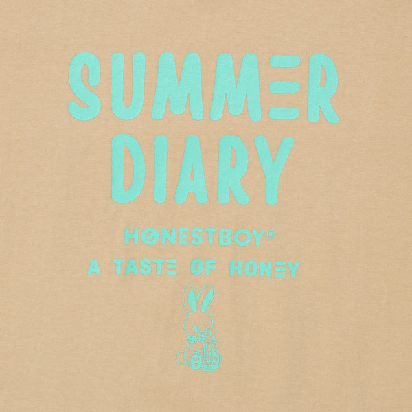 SUMMER DIARY Rabbit SS Tee_2 詳細画像 Beige 1