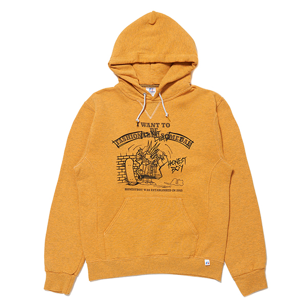 Russell Athletic Χ HONESTBOY "Change Clothes" Hoodie 詳細画像