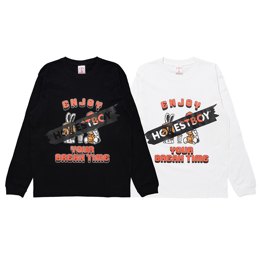 HONESTBOY "ENJOY" LS Tee 詳細画像 White 5