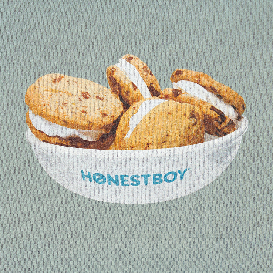 HONESTBOY Crew Sweat Shirt 詳細画像 Beige 2