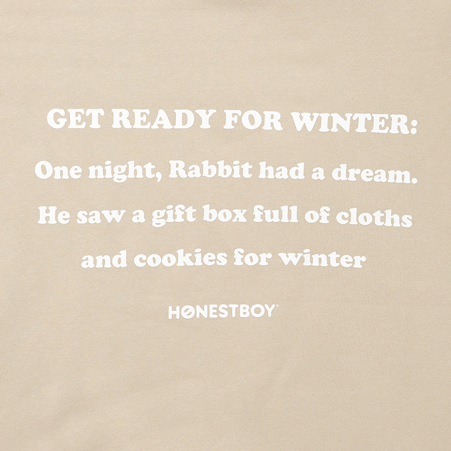 HONESTBOY Crew Sweat Shirt 詳細画像 Beige 3