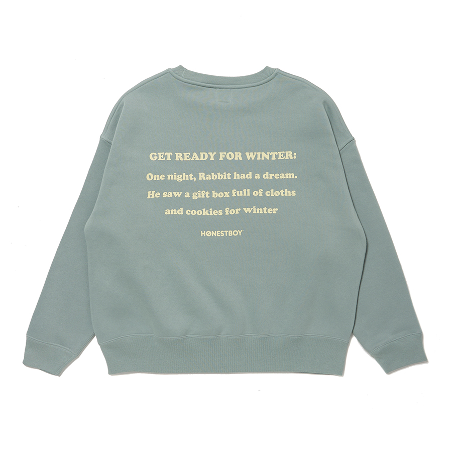 HONESTBOY Crew Sweat Shirt 詳細画像 Beige 8