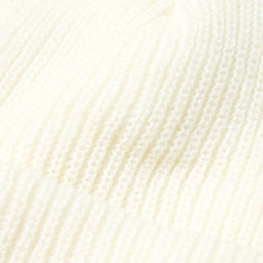 HONESTBOY Logo Knit Cap 詳細画像 White 4