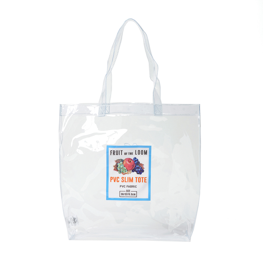 FRUIT OF THE LOOM Χ SECRET BASE Χ HONESTBOY PVC Clear Tote 
