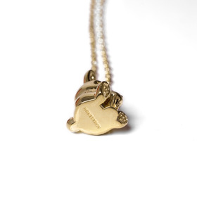HONESTBOY Rabbit Gold Necklace 詳細画像