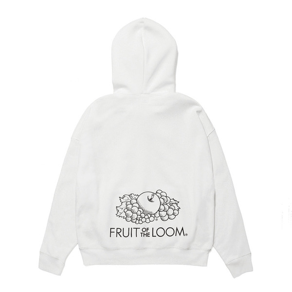 FRUIT OF THE ROOM Χ SECRET BASE Χ HONESTBOY Hoodie 詳細画像 White 11