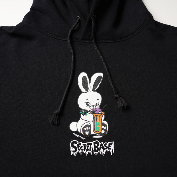 FRUIT OF THE ROOM Χ SECRET BASE Χ HONESTBOY Hoodie 詳細画像 White 4