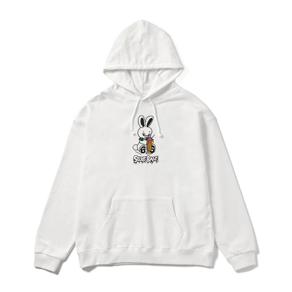 FRUIT OF THE ROOM Χ SECRET BASE Χ HONESTBOY Hoodie 詳細画像 White 1