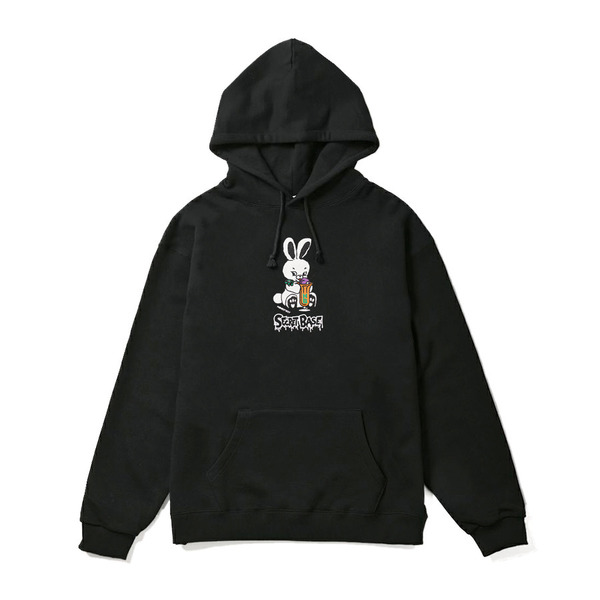 FRUIT OF THE ROOM Χ SECRET BASE Χ HONESTBOY Hoodie 詳細画像 Black 1
