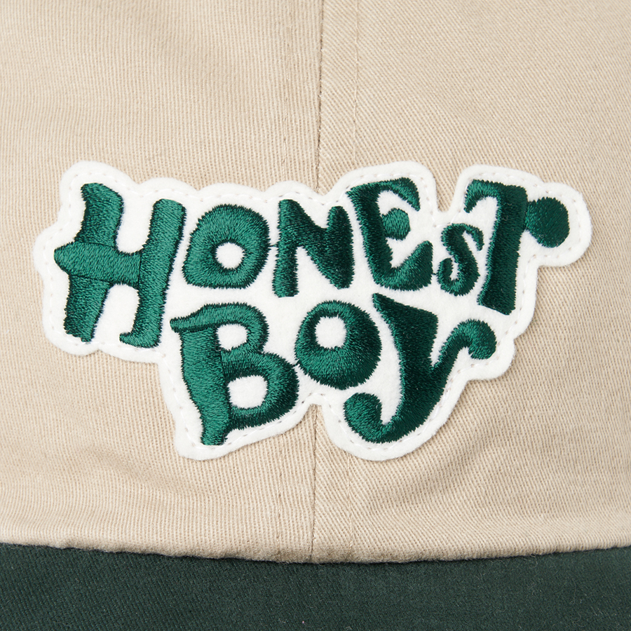 HONESTBOY Logo Wappen 6P Cap 詳細画像 Green 2