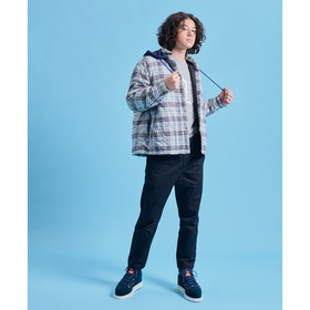 SVN Padding Check Hoodie Shirt 詳細画像