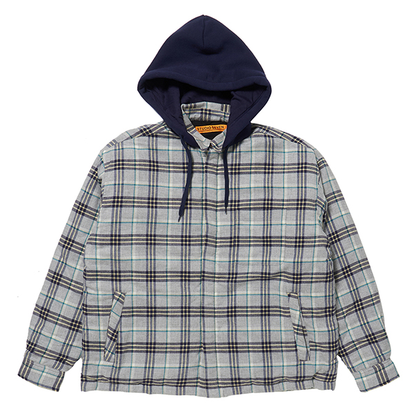 SVN Padding Check Hoodie Shirt