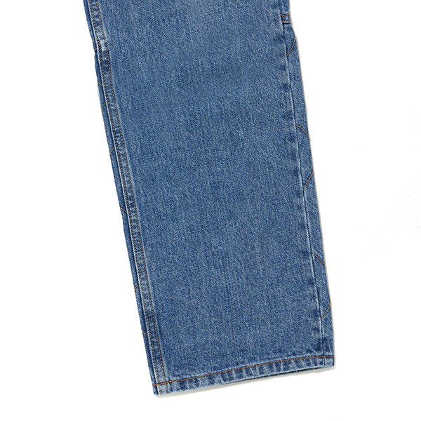 Quilted Stitching Used Denim Pants 詳細画像