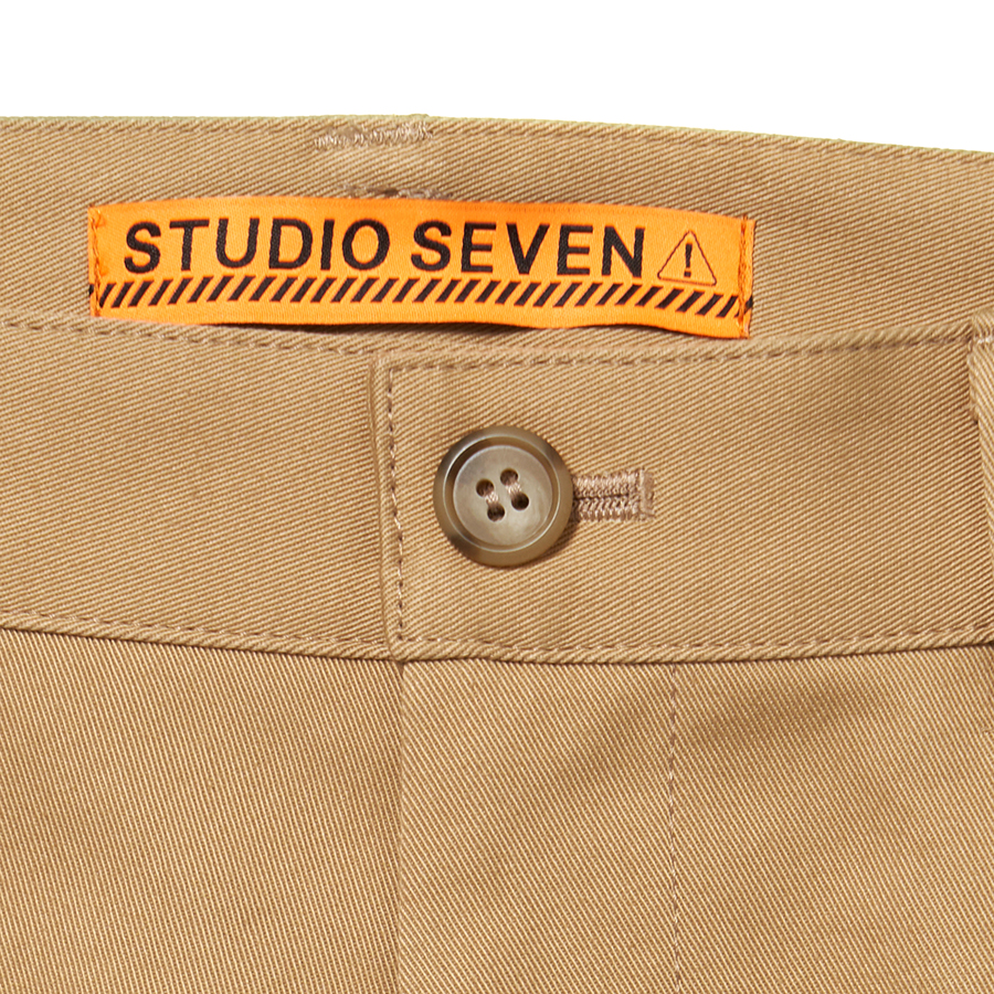 Leather Patch Chino Pants 詳細画像 Beige 11