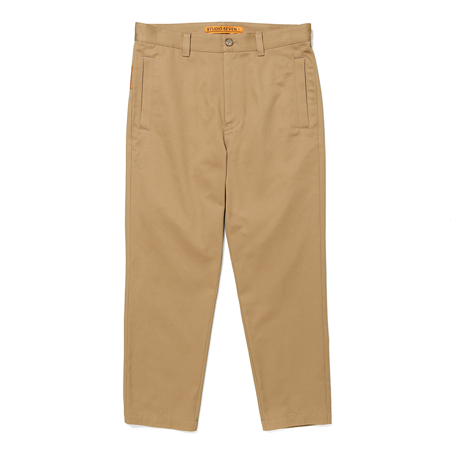 Leather Patch Chino Pants 詳細画像 Beige 1