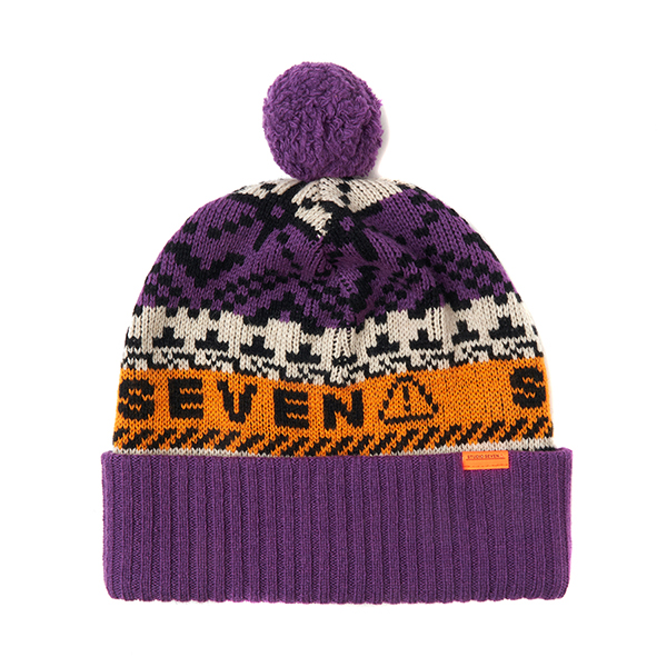 Nordic Pattern Knit Cap