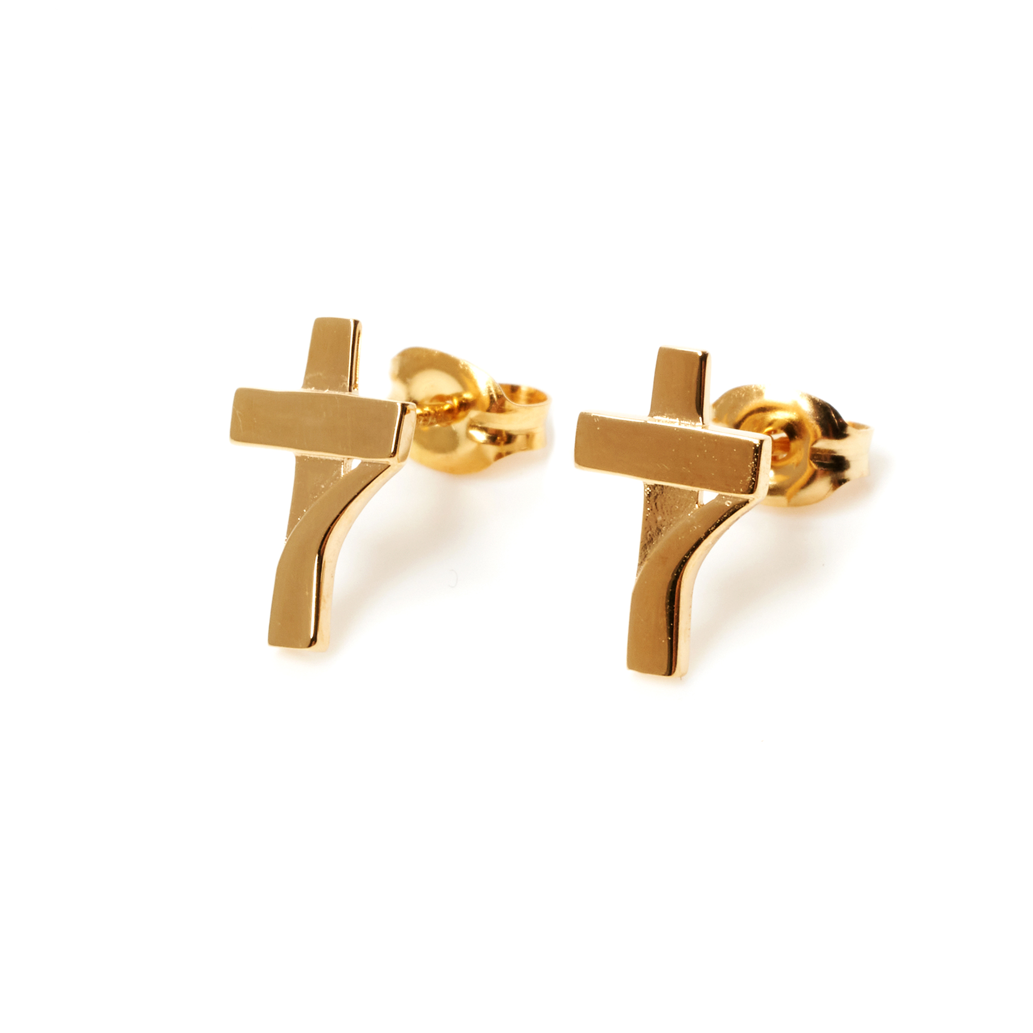 7cross Gold Earrings | STUDIO SEVEN (スタジオ セブン)