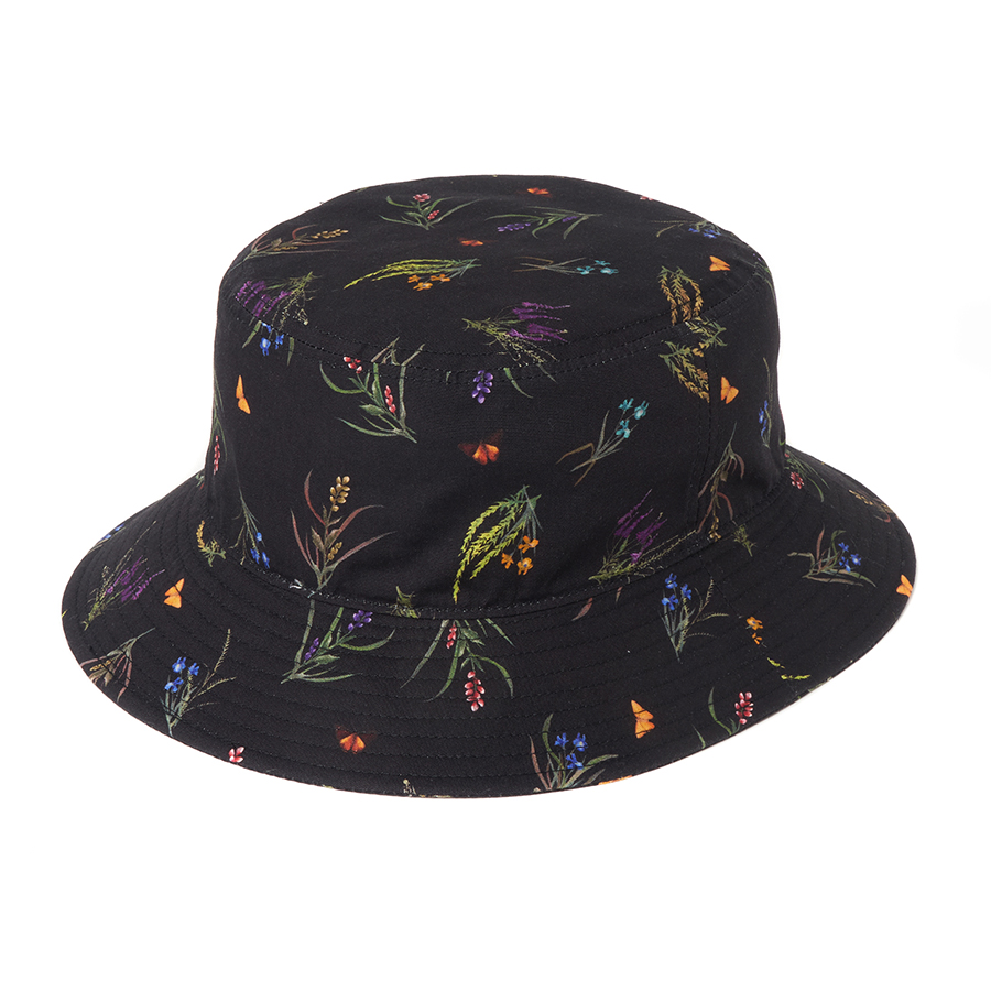 Botanical Bucket Hat 詳細画像 Black 1