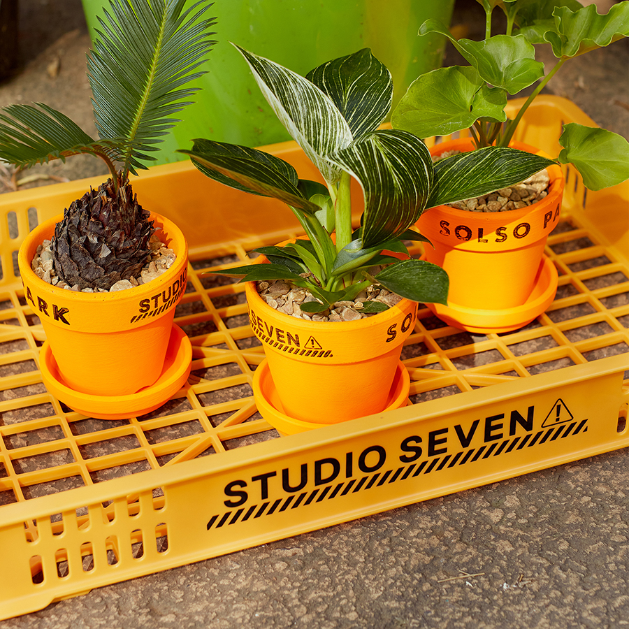 SOLSO PARK×STUDIO SEVEN Gardening Container 詳細画像 Orange 6