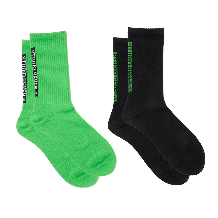 Caution Socks Pack 詳細画像 Black & Green 1