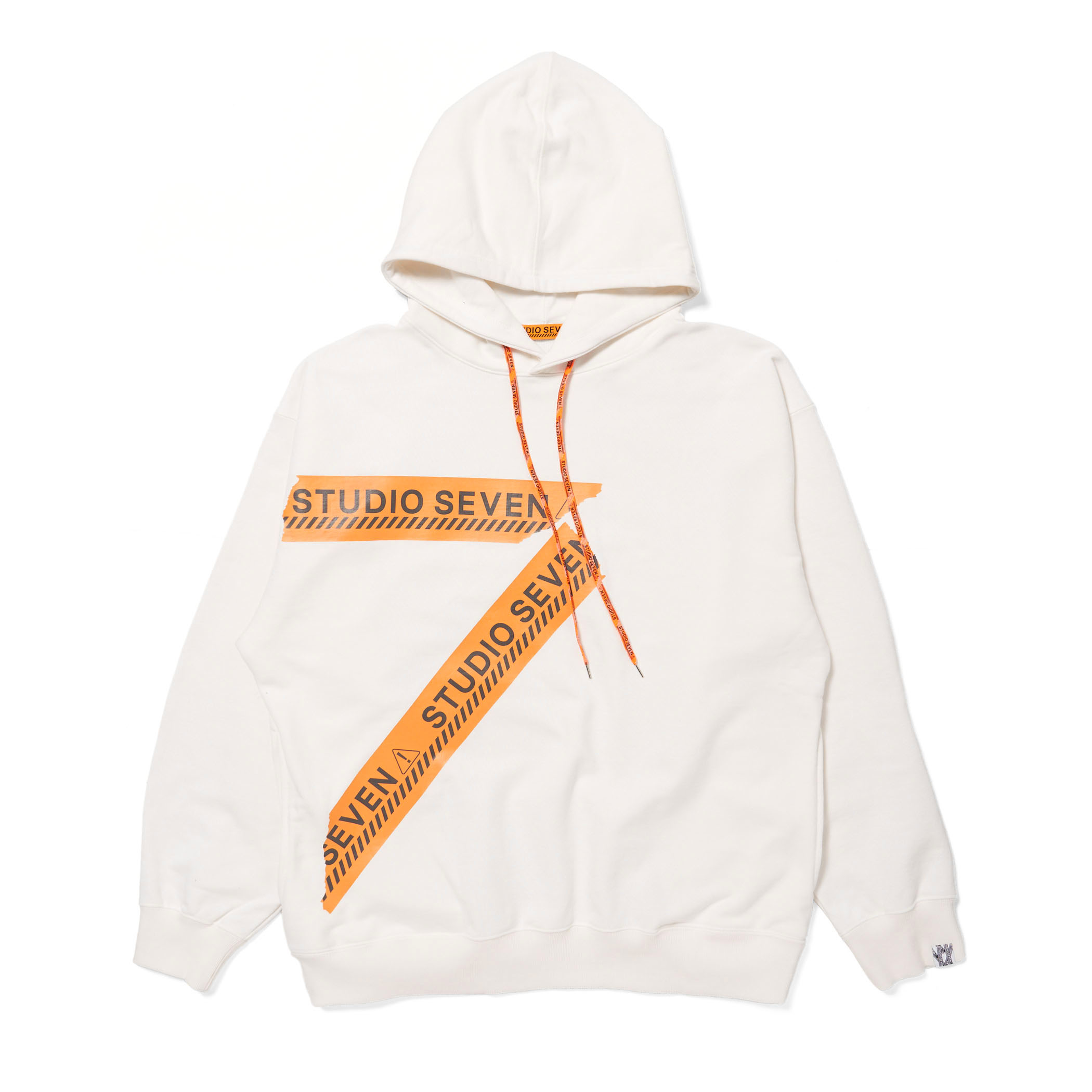 Caution Tape Print Hoodie | STUDIO SEVEN (スタジオ セブン)