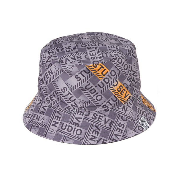Caution Reversible Bucket Hat