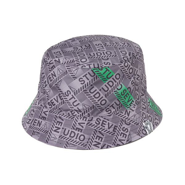 Caution Reversible Bucket Hat