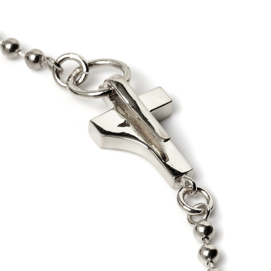 7 Cross Asymmetry Silver Brass Necklace 詳細画像 Silver 2