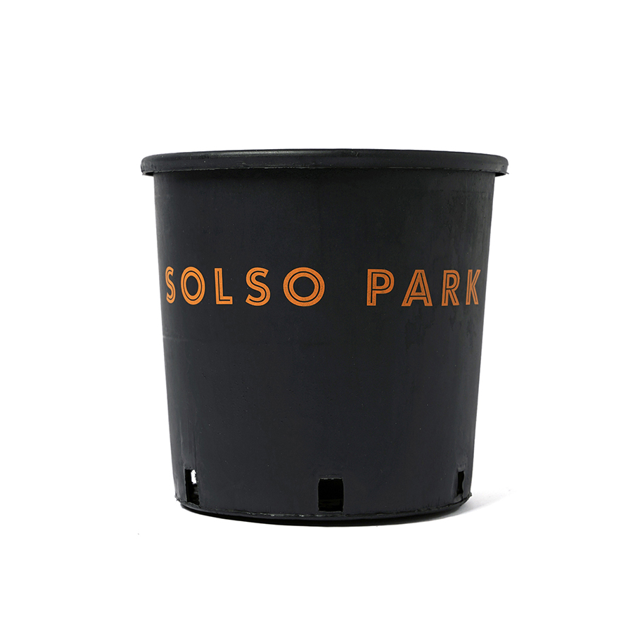 SOLSO PARK × STUDIO SEVEN Nursery Pot φ200 詳細画像 Black 1