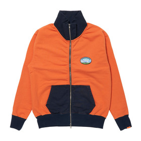 Standcollar Zip Bicolor Sweat Jacket