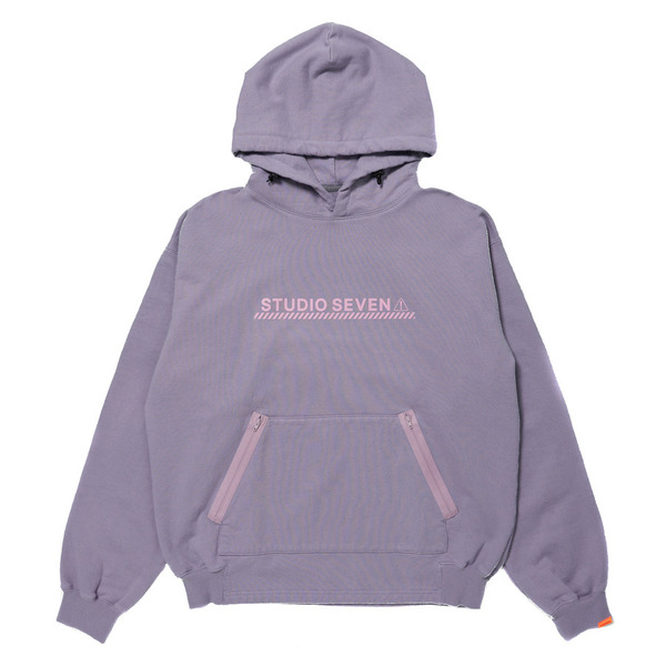 Front Logo Back Raglan Hoodie 詳細画像 Purple 1