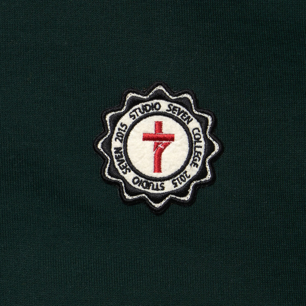 French Terry Rugger Shirt 詳細画像 Deep Green 3