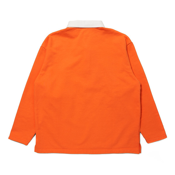 French Terry Rugger Shirt 詳細画像 Orange 6