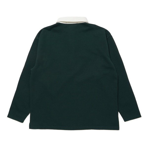 French Terry Rugger Shirt 詳細画像 Deep Green 7