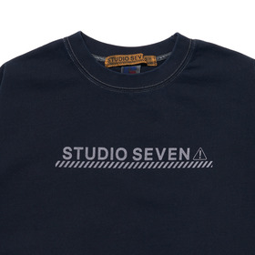 Russell Athletic Χ STUDIO SEVEN Logo Crew Sweatshirt 詳細画像