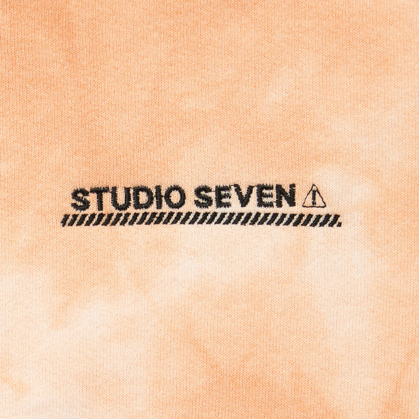 Russell Athletic x STUDIO SEVEN Tie-dye Crew Sweat 詳細画像 Orange 7