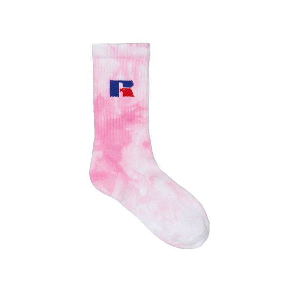 Russell Athletic Χ STUDIO SEVEN Tie-dye Socks 詳細画像 Pink 1