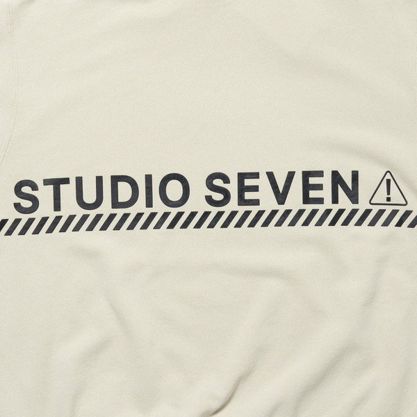 Russell Athletic x STUDIO SEVEN SS Hoodie 詳細画像 O.White 4