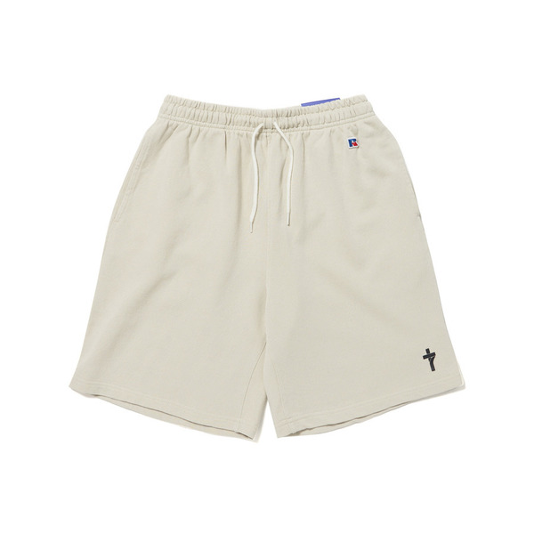 Russell Athletic x STUDIO SEVEN Sweat Shorts 詳細画像 O.White 1