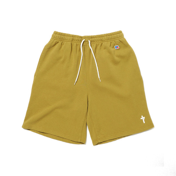 Russell Athletic Χ STUDIO SEVEN Sweat Shorts 詳細画像 Yellow 1