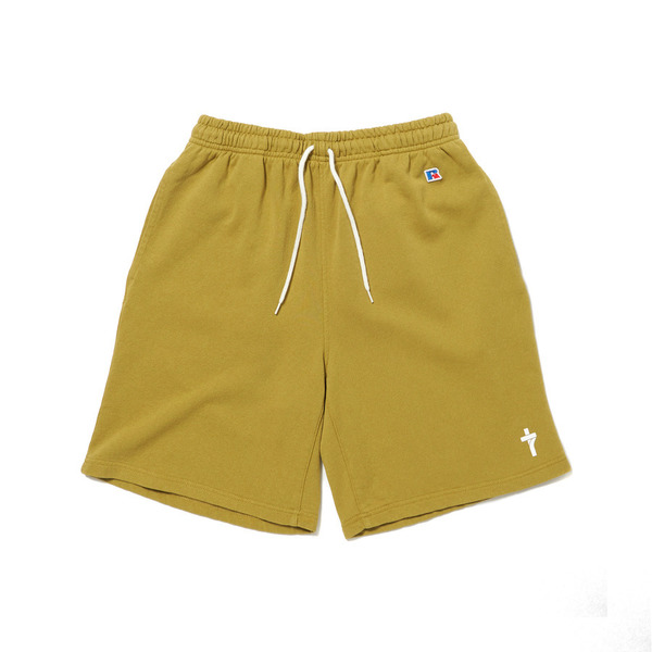 Russell Athletic x STUDIO SEVEN Sweat Shorts 詳細画像 Yellow 1