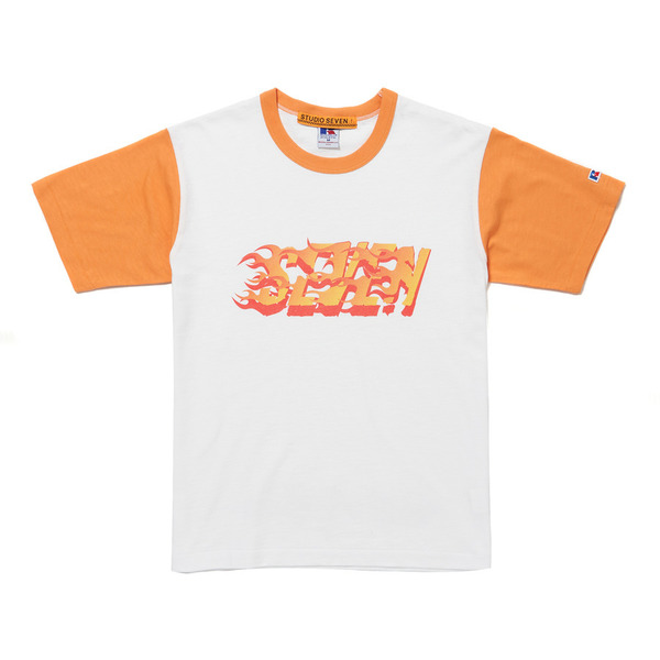 Russell Athletic x STUDIO SEVEN SS Tee 3 詳細画像 Yellow 1