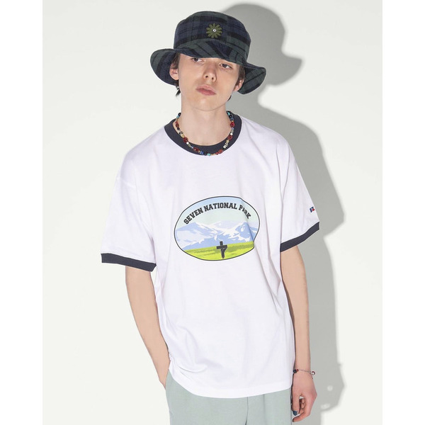Russell Athletic x STUDIO SEVEN SS Tee 5 詳細画像 White 1
