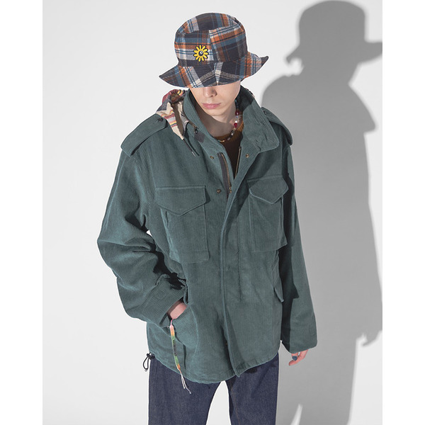 Corduroy M-65 Jacket 詳細画像 Orange 15